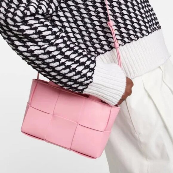 Bottega Veneta Pink Intrecciato Lambskin Candy Arco Tote - Picture 3 of 15